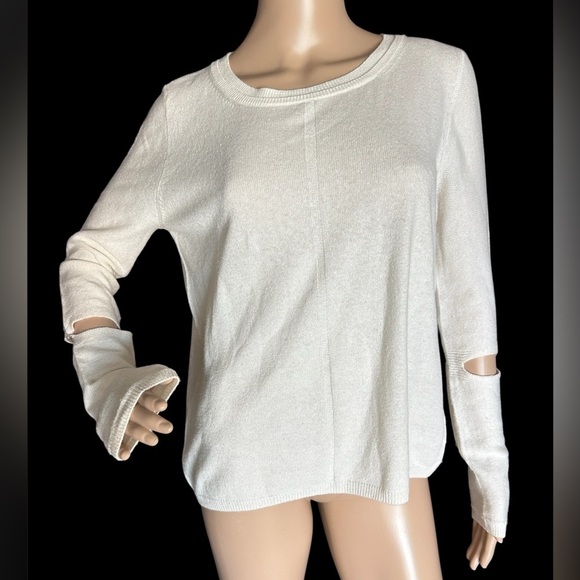 Charli Ellin Cashmere Lambswool Blend Sweater Elegant Quiet Luxury Women Sz XS - Picture 2 of 13